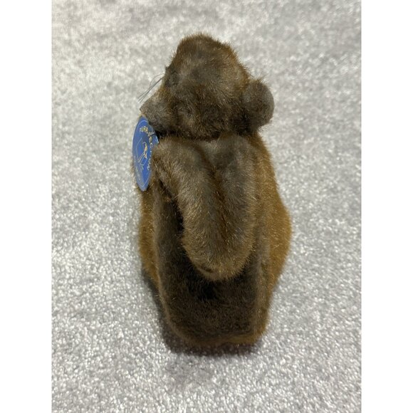 1988 Purr-Fection MJC Squirrel Stuffed Realistic Plush Vintage 10" With Tags - Picture 7 of 11